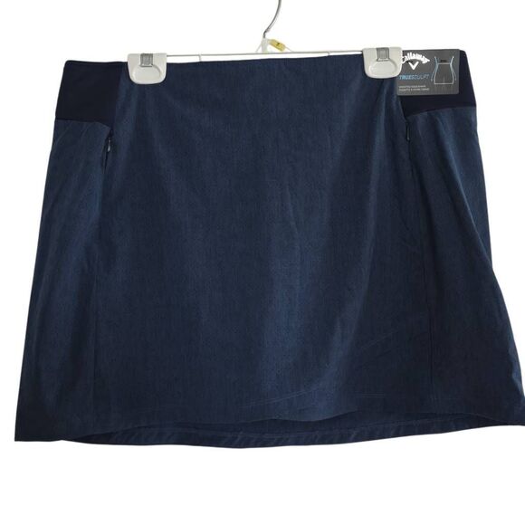 Callaway Women's Size XL Dk Blue Opti-Dri Athletic TrueSculpt Skort - Picture 1 of 6